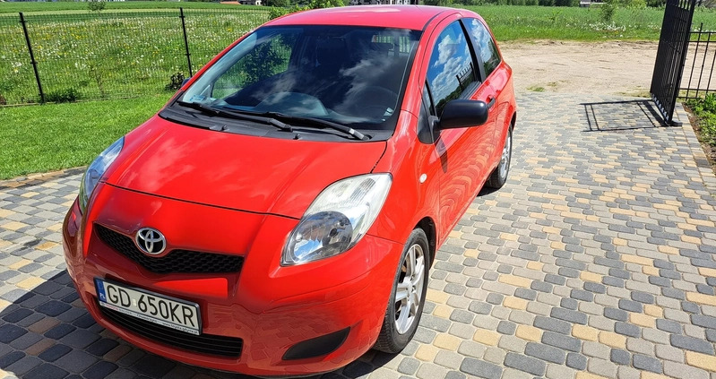 Toyota Yaris cena 17500 przebieg: 125600, rok produkcji 2009 z Żukowo małe 154